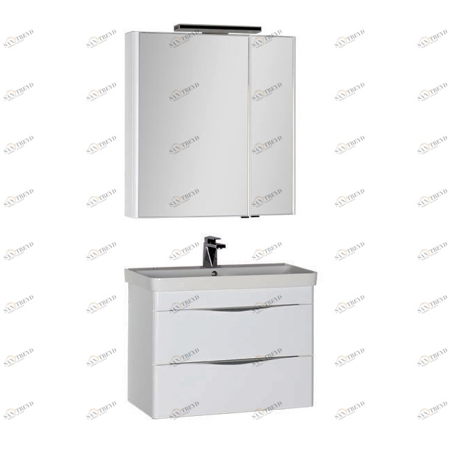 Комплект мебели Aquanet Орлеан 80 белый 00183185