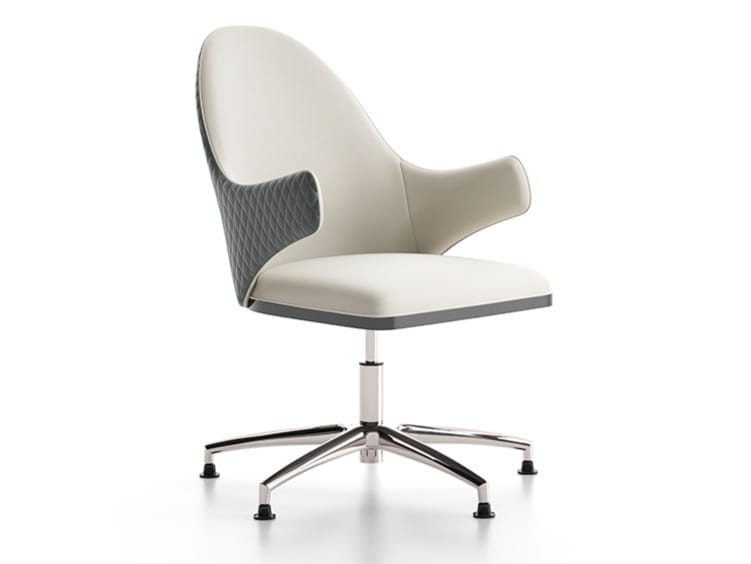 Кожаный офисный стул с подлокотниками с 5 спицами Capital Collection ARCH-00063098