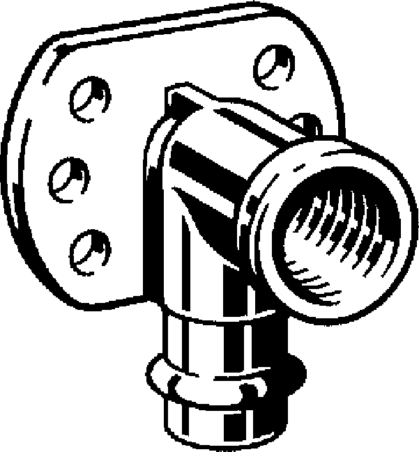 444 044 Модель 2225.5 Трубопроводные системы  Profipress  Водорозетки Santreyd  - Вид №1