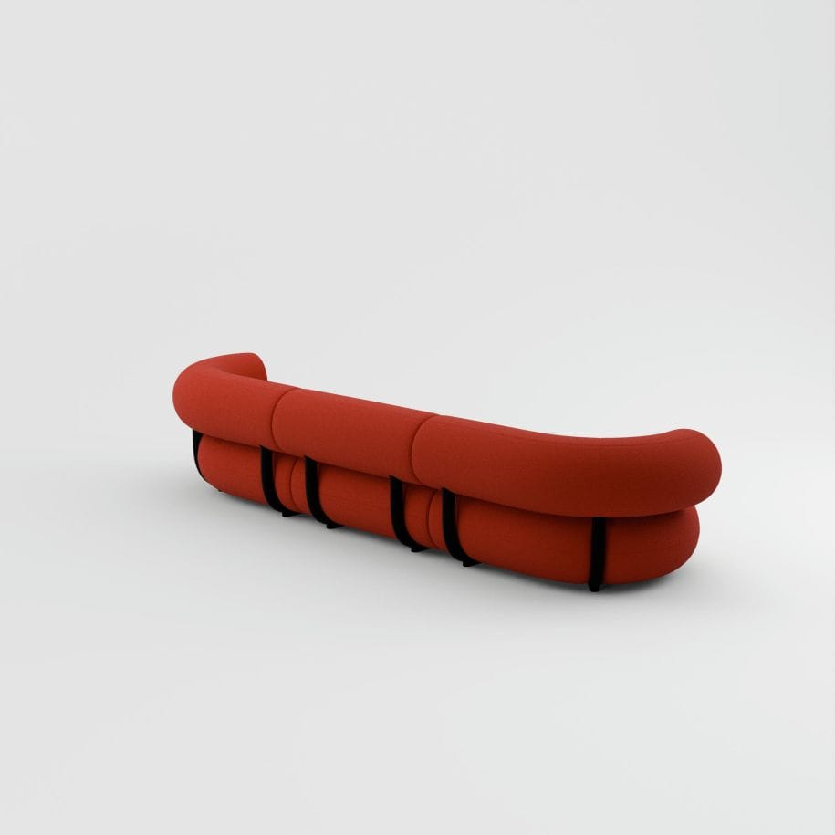 3-местный модульный тканевый диван Tom Dixon Fat ARCH-00088456 - Вид №6