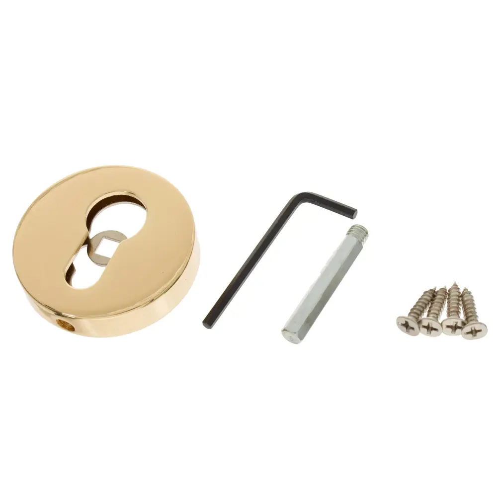 Накладка под цилиндр ET URB/HD GOLD-24 цвет золото 24  2 шт ARMADILLO STLM-2005937 - Вид №1