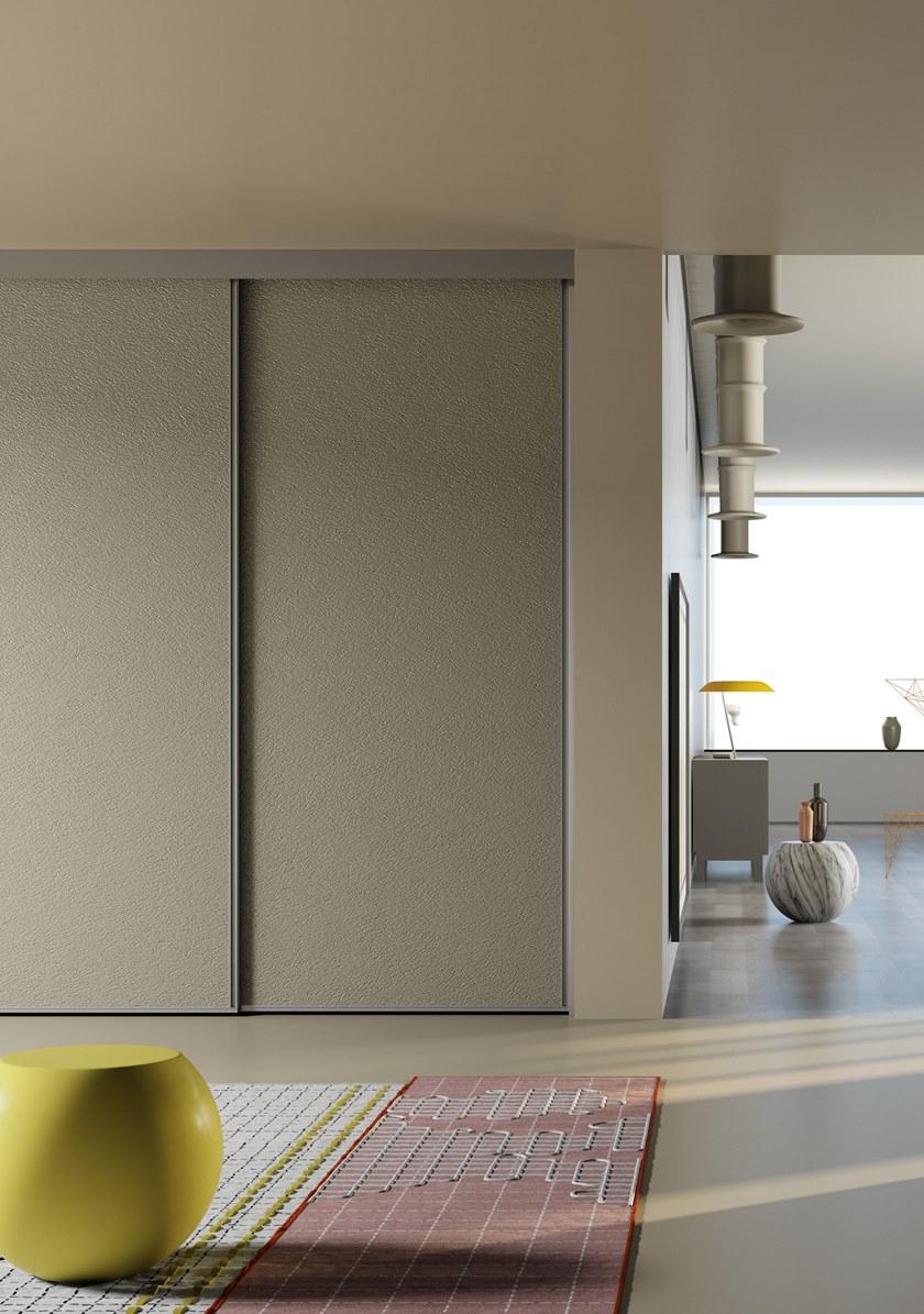 De Rosso Шкаф на заказ с hpl и алюминиевыми раздвижными дверями Aliante system sun-id-1499520 - Вид №9