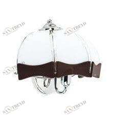 Бра настенное коричневое Alfa Czajka Venge 12900 ALFA CZAJKA 00-3928247 Коричневый 