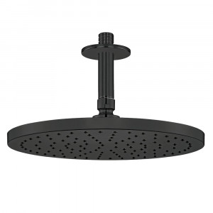 102145033c1  Душевая лейка Myra - потолок - матовый черный