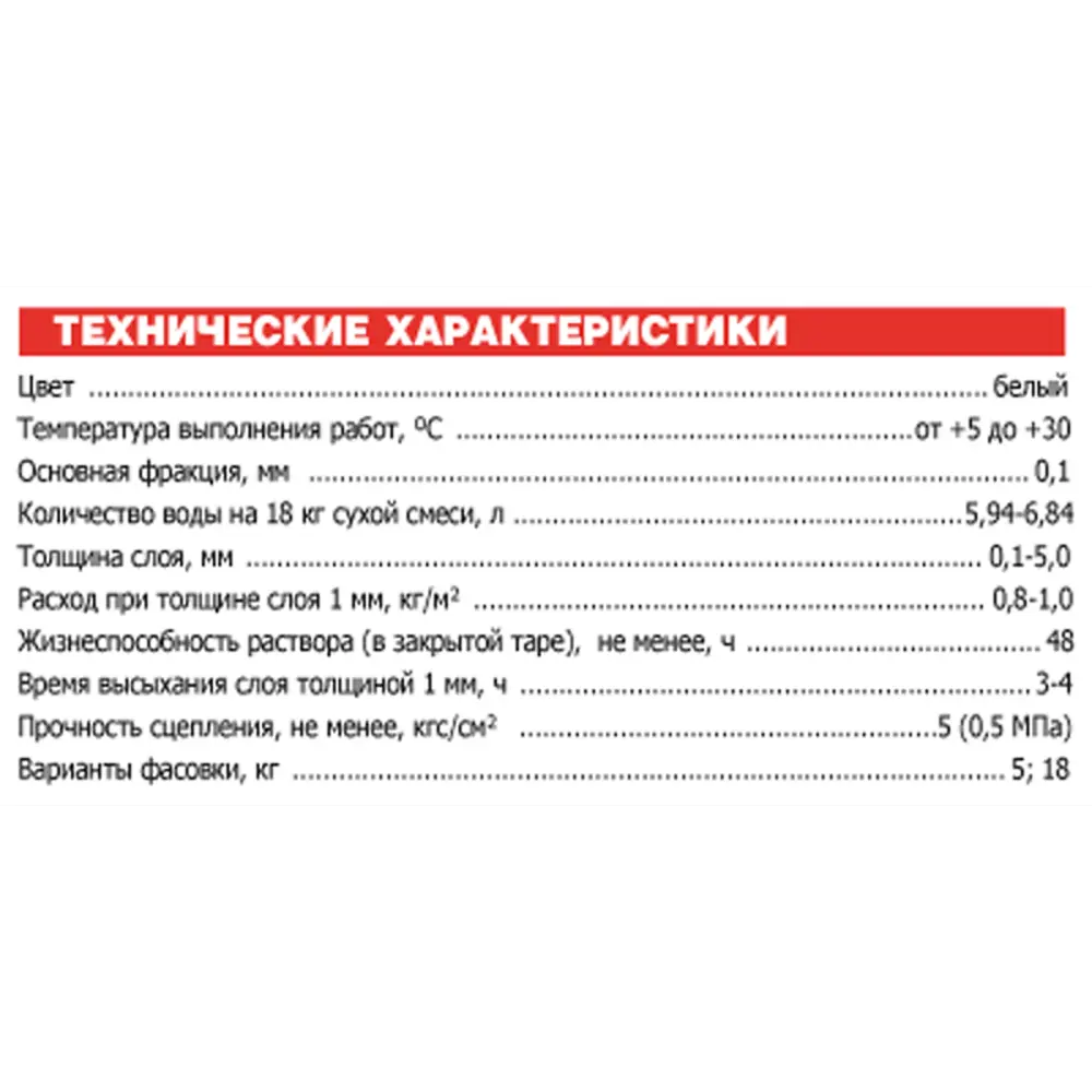 Шпатлевка финишная полимерная Unis Белый жемчуг 18 кг STLM-2114792 - Вид №2