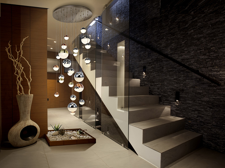 109081 Подвесной светильник LED 27L Ø80 DIM BLUETOOTH цветной Schuller Sphere - Вид №1