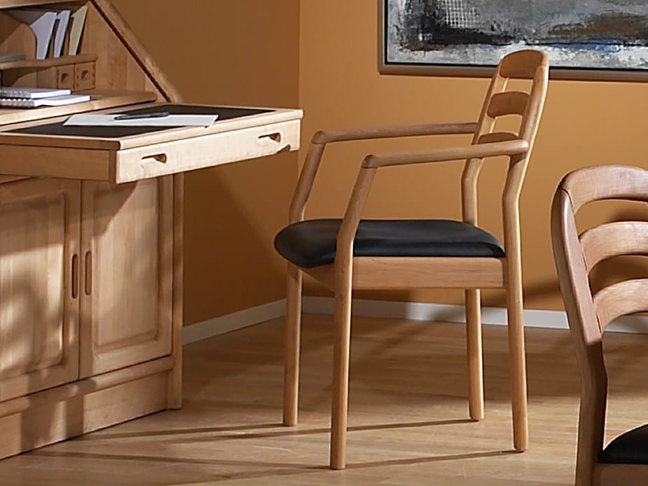 Деревянный стул с подлокотниками Dyrlund 1591A ARCH-00032686 - Вид №2