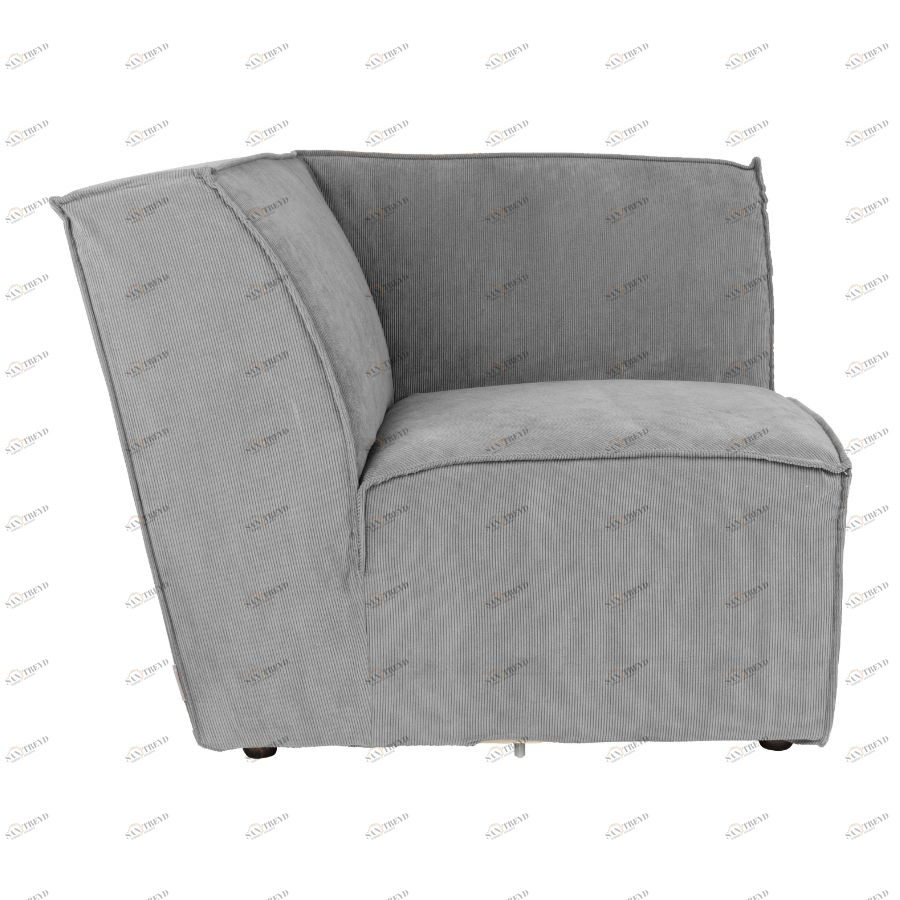 Пуф для дивана James, угловой, светло-серый Zuiver 3200155