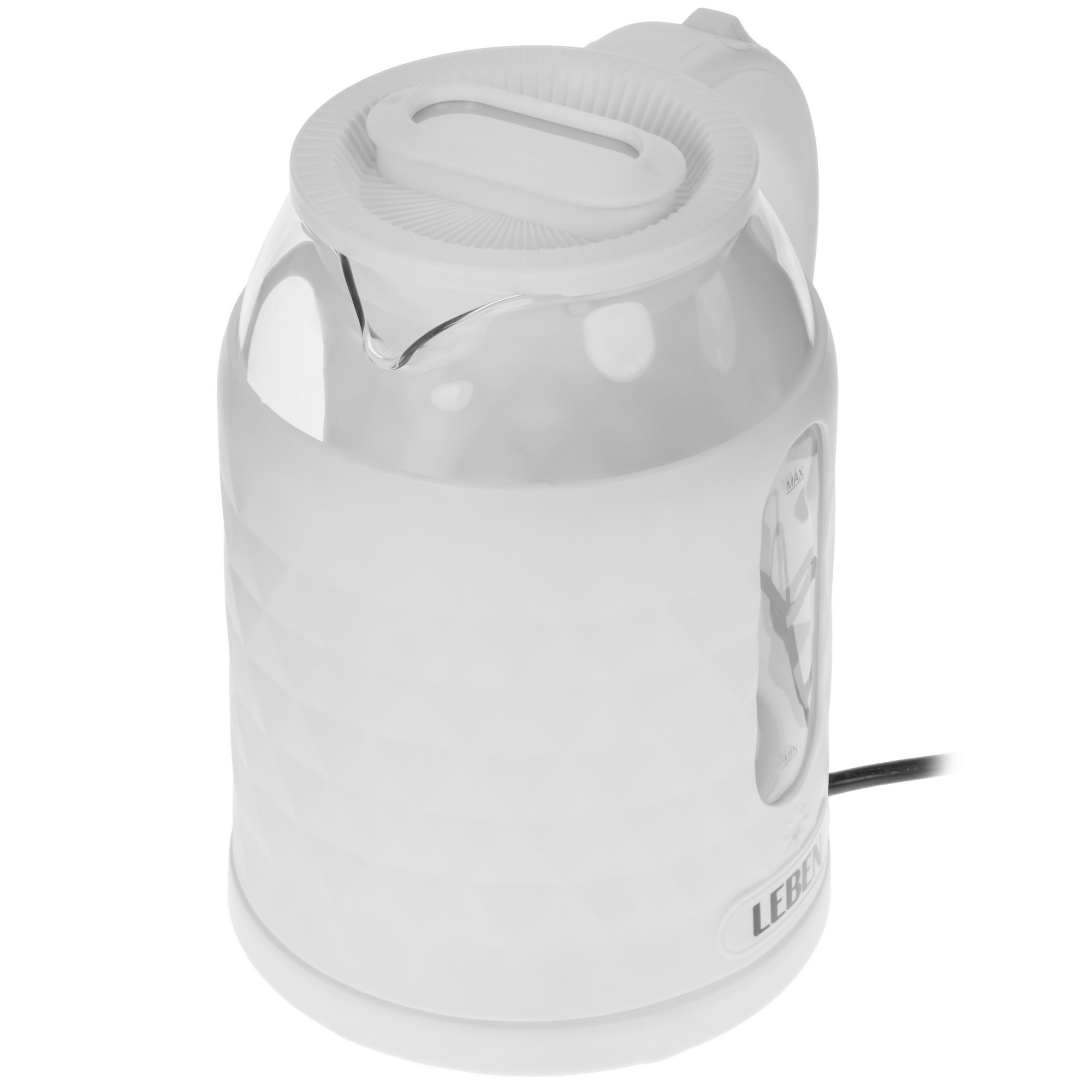 9237191 Электрочайник LEBEN 291-116 белый STDN-0006168 - Вид №3