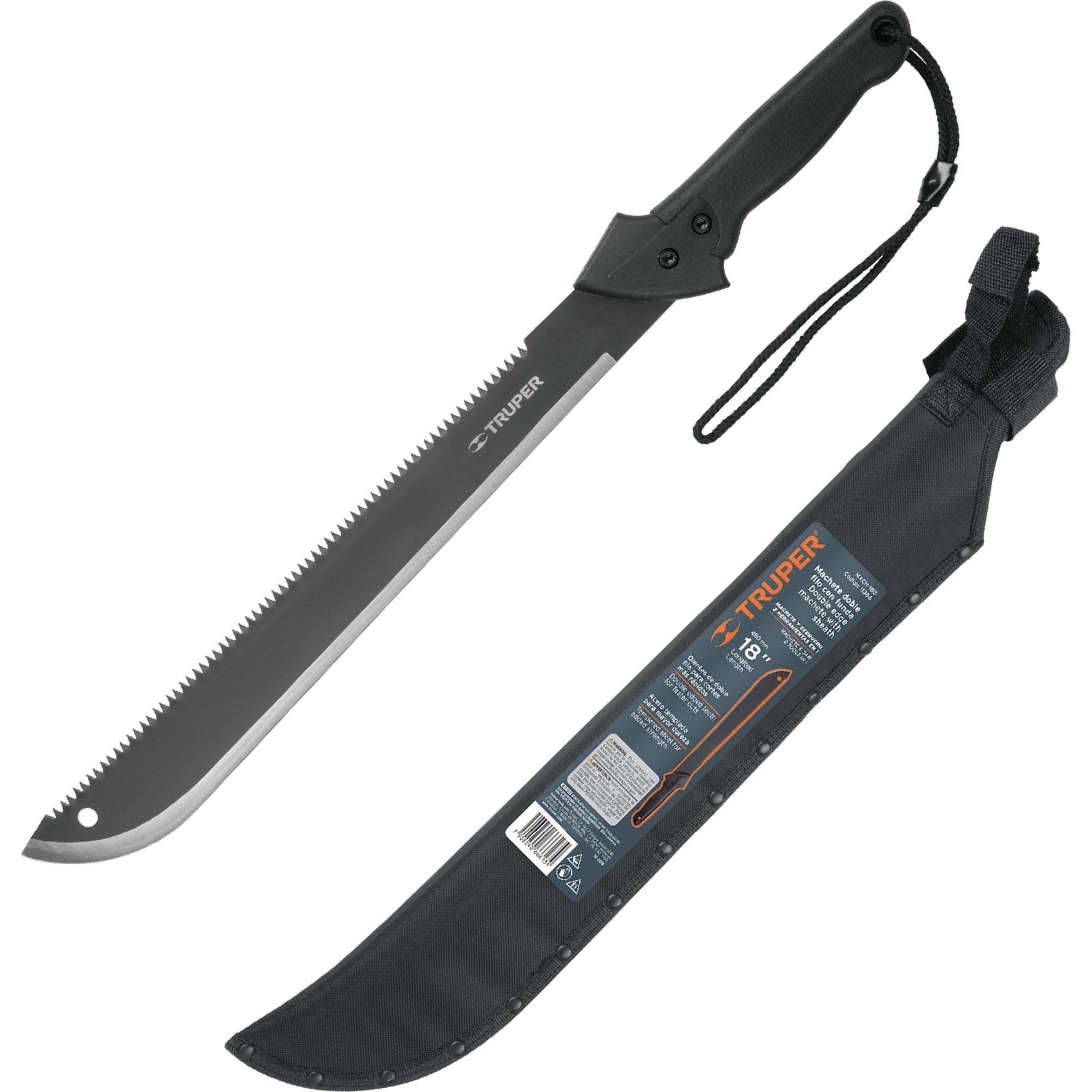 83406725 Мачете садовое двухстороннее Truper 13098 45 см Santreyd 