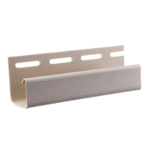 J-профиль для сайдинга Fineber 3000 мм цвет светло-бежевый