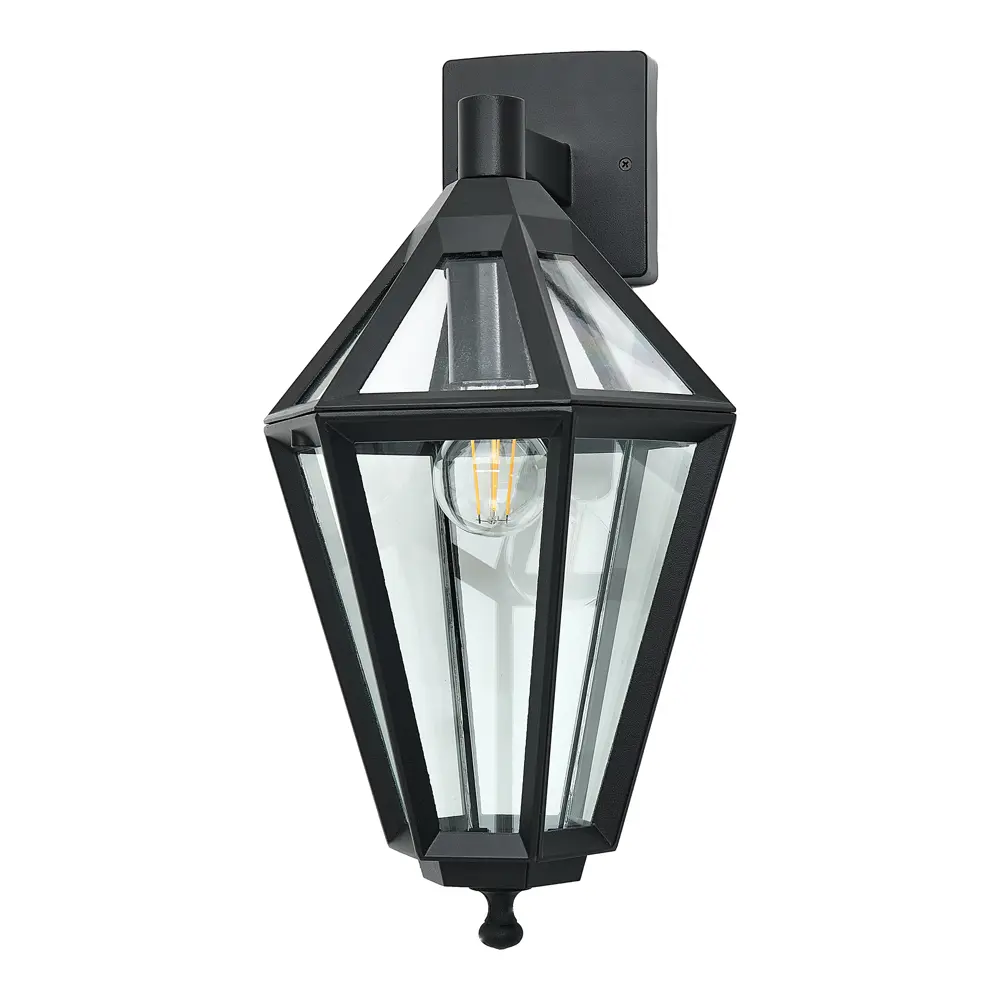 Светильник уличный настенный KREAFORTA Radley 60 Вт IP44 цвет черный 89442649 STLM-2164619  - Вид №5