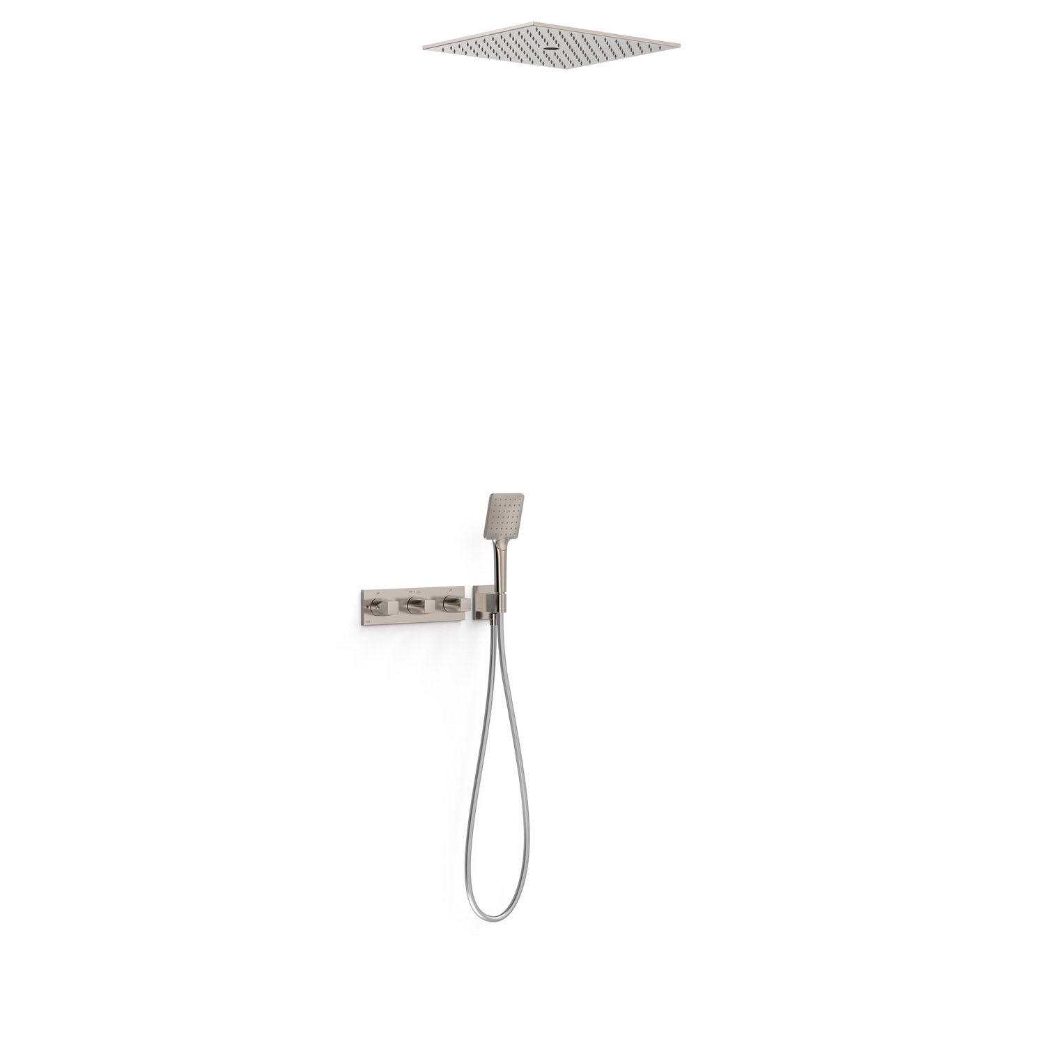 B-SYSTEM 3-ходовой встраиваемый термостатический смеситель для душа B-system-30725306AC TRES Thermostatic