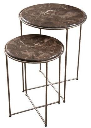 Hamilton Conte Paris Круглый журнальный столик из мрамора sun-id-1481196 - Вид №1