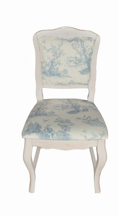 Стул Mobilier de Maison Бело-серый ДОМАШНЯЯ ОБСТАНОВКА MOBILIER DE MAISON 017192 Белый Santreyd  - Вид №1