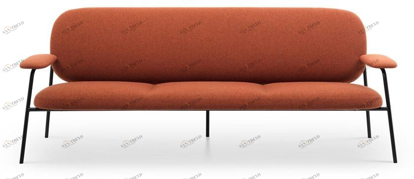 Saba Italia 3-х местный тканевый диван Philo sun-id-1365039