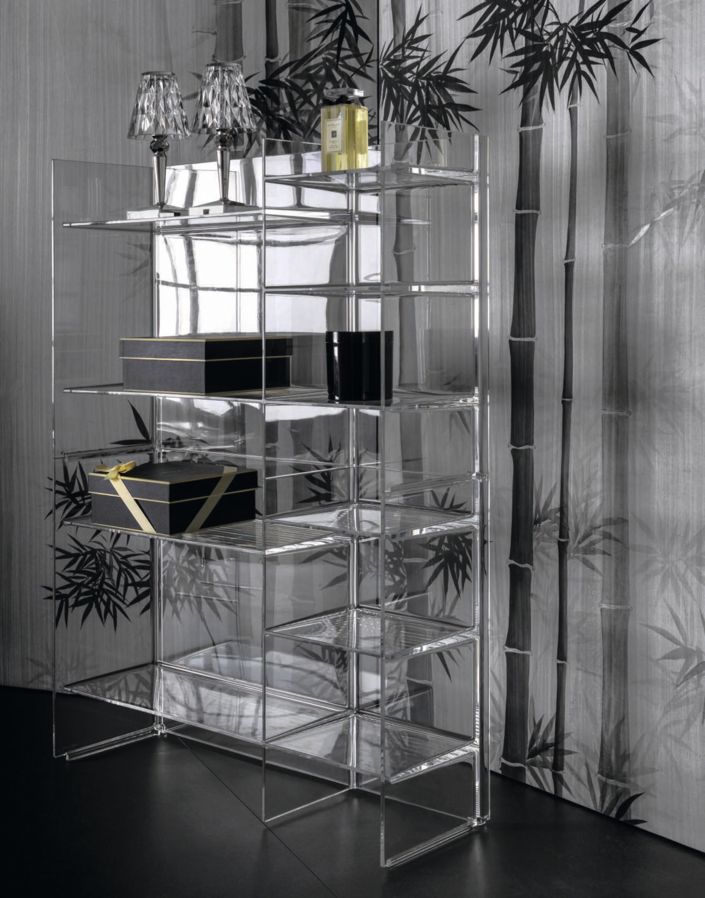 Самонесущий книжный шкаф PMMA Kartell Kartell by Laufen ARCH-00126492 - Вид №1