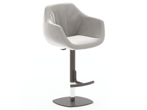 Кожаный мягкий стул