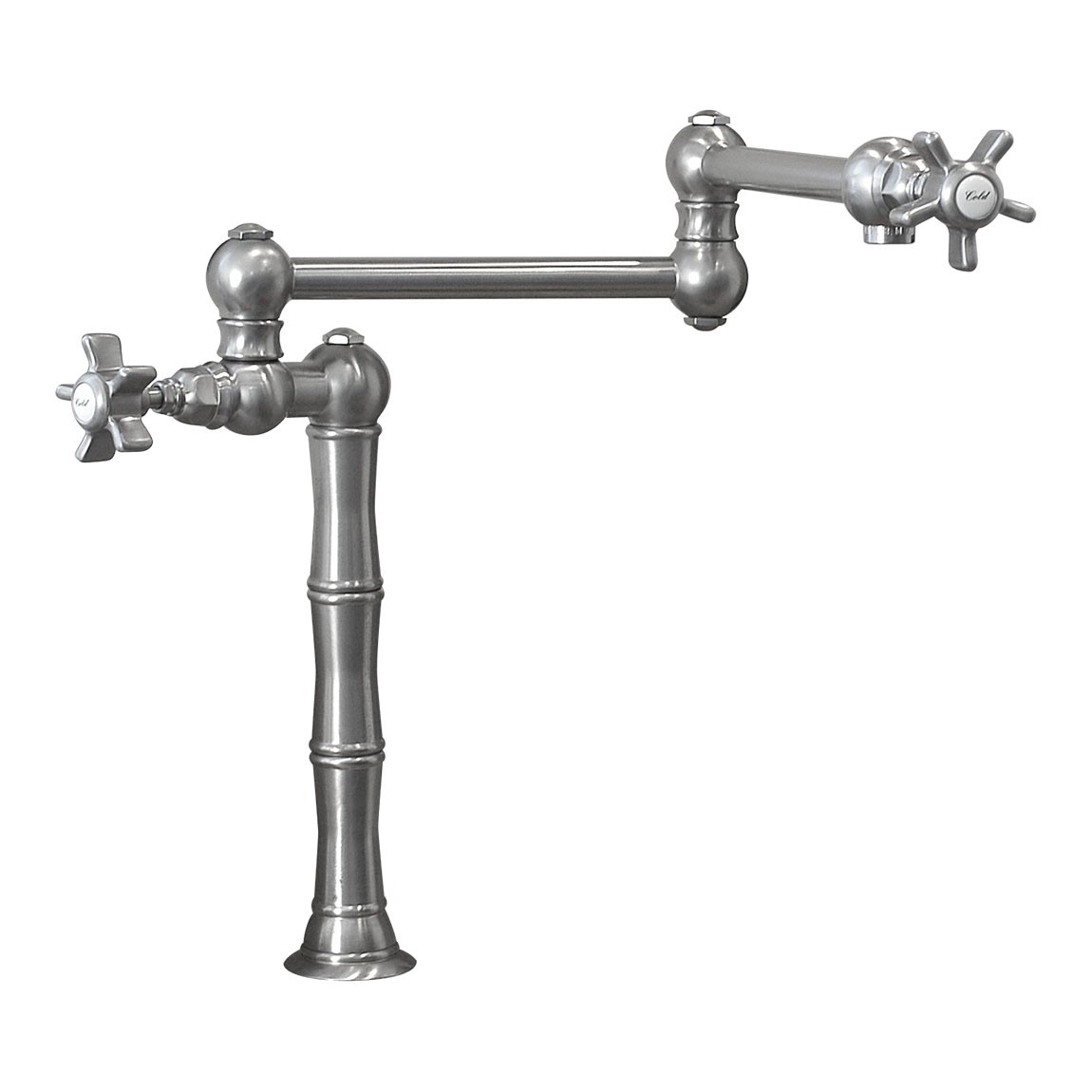 1452 ** 18 Смеситель для кухни складной с запорным краном Nicolazzi Series Classic 