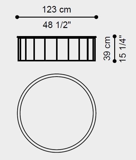 Деревянный круглый журнальный столик ETRO Home Interiors VESSEL ARCH-00023591 - Вид №5