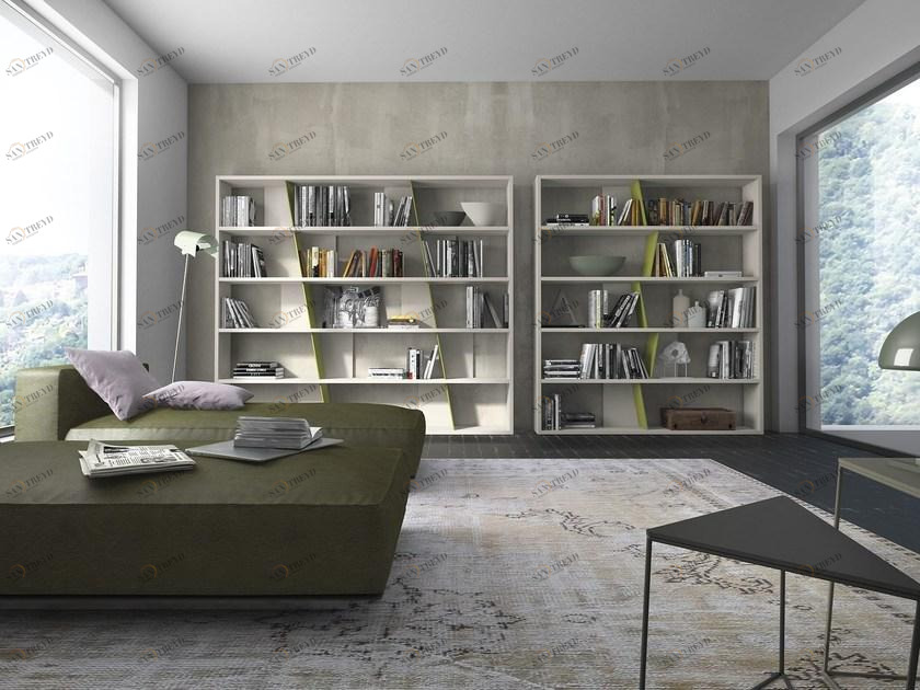 Presotto Модульный модульный открытый книжный шкаф из дерева Crossart sun-id-1509216