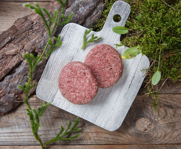 5047 Котлеты для жарки из мяса лося Вкусляндия 