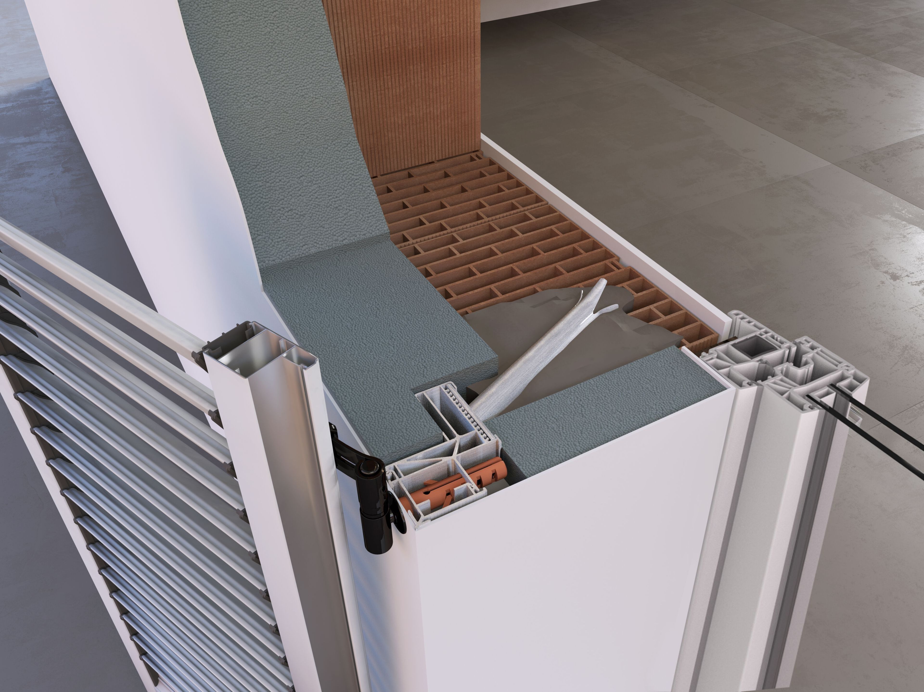 Алюминиевый подрамник для жалюзи NURITH PIVOT ARCH-00114554 - Вид №2