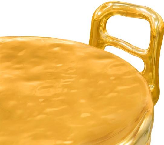 Scarlet Splendour Стул из латуни Fools' gold sun-id-1428062 - Вид №6