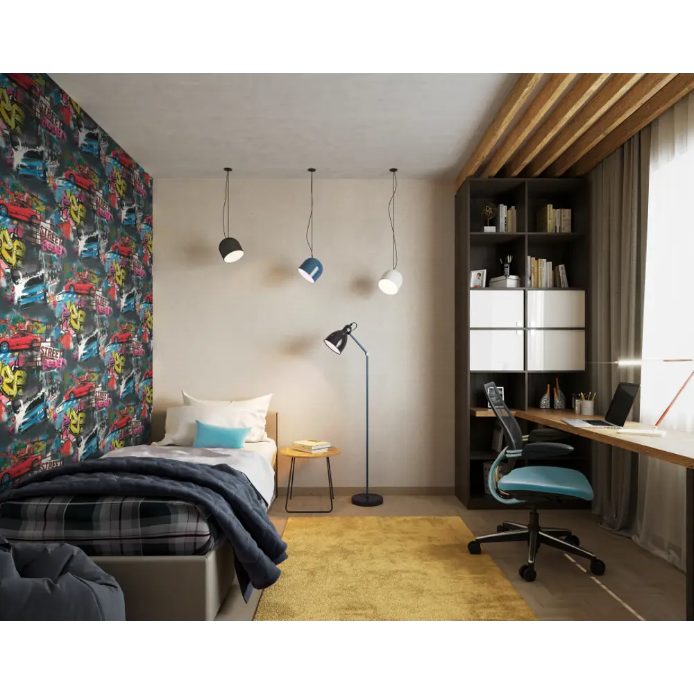Обои флизелиновые Palitra Life Drive серые 1.06 м PL71141-14 82046888 STLM-2188587 - Вид №4