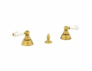 035022.BM0.50 Биде с тремя отверстиями, фарфор Яркий хром