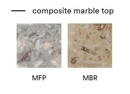 Круглый садовый стол из керамогранита Pedrali Babila Outdoor ARCH-00089536 - Вид №5