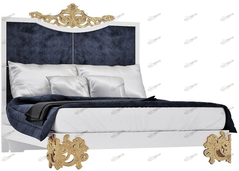 Jetclass Лакированная кровать с высоким изголовьем Divus Jdv101.16, jdv101.18, jdv101.20 