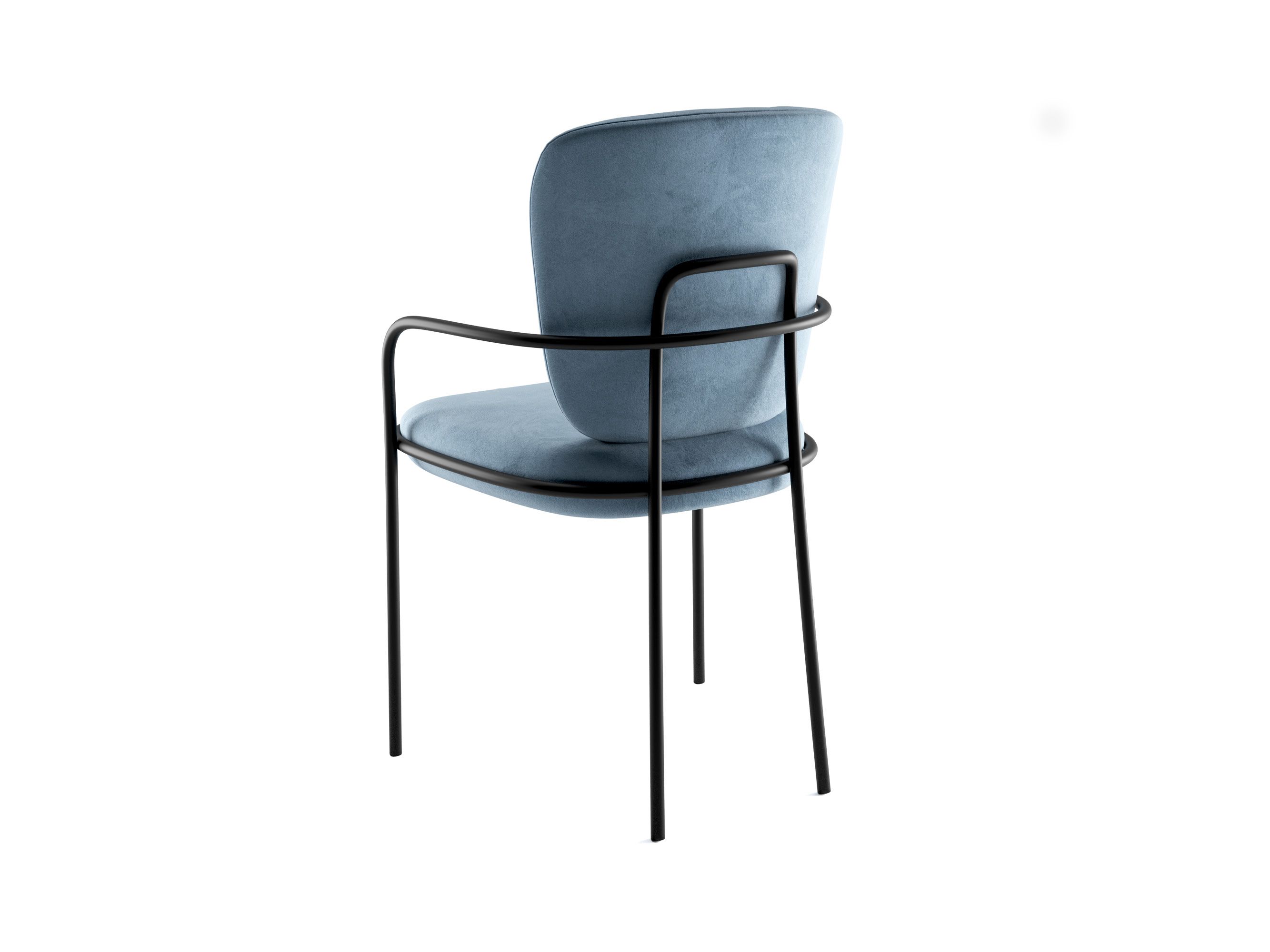 Мягкий стул с подлокотниками Innova Imbottiti Mies ARCH-00067023