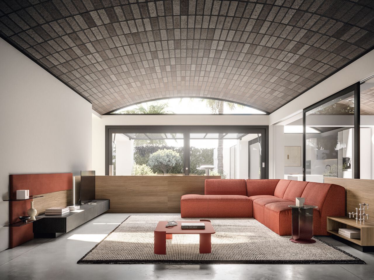 Деревянная секционная оборудованная стена Santalucia Mobili Шах ARCH-00127594 - Вид №1