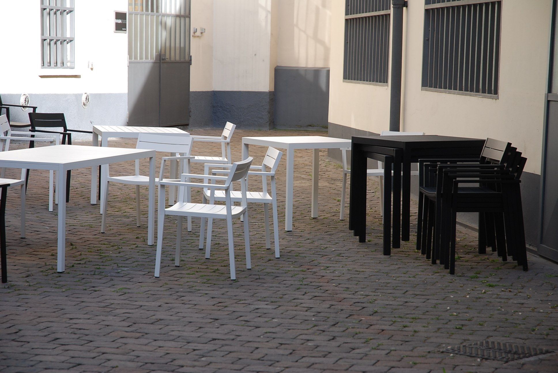 Алюминиевый стул для сада с открытой спинкой Case Eos ARCH-00054326 - Вид №18