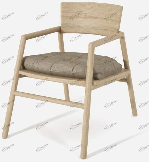 KARPENTER Кресло из дерева с подлокотниками Circa17 Cc04-o