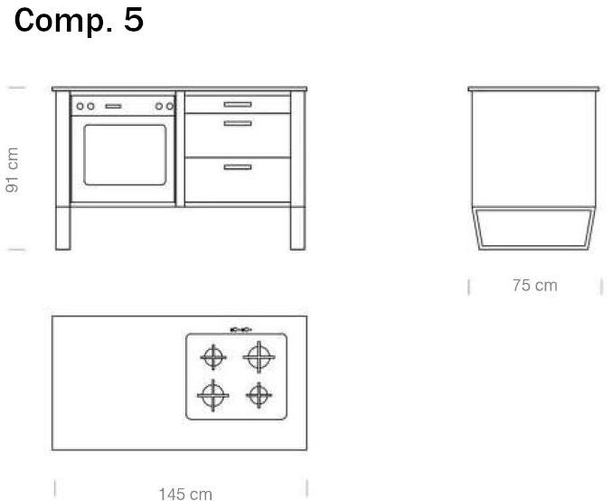 Lgtek Кухня из нержавеющей стали и дерева Window sun-id-1388816 - Вид №15