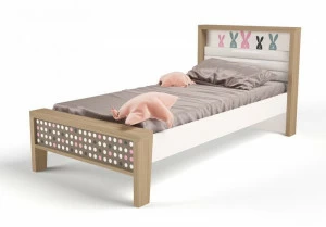 Кровать ABC-KING 190х120 №1MIX BUNNY №1 (розовый)