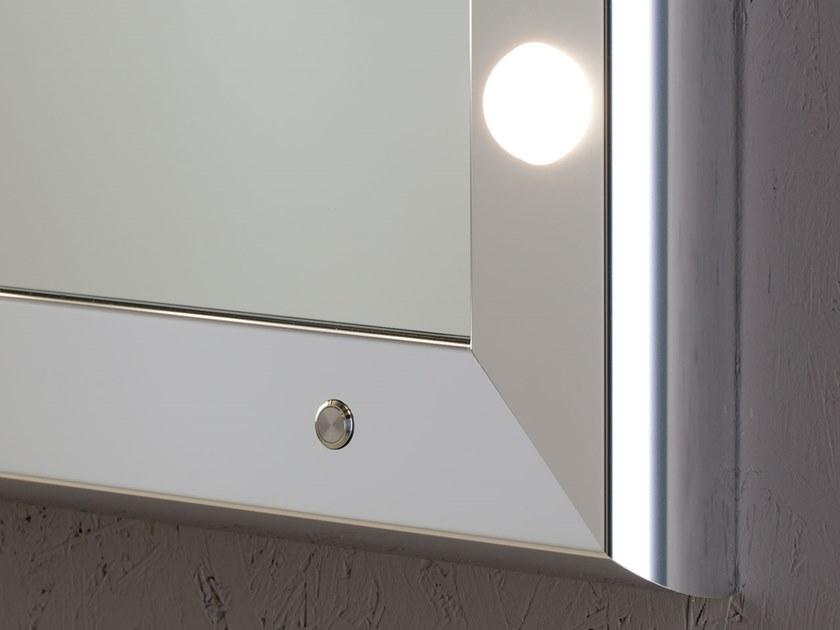 UNICA by Cantoni Прямоугольное зеркало из алюминия в раме со встроенной подсветкой Sp sun-id-1378608 - Вид №2