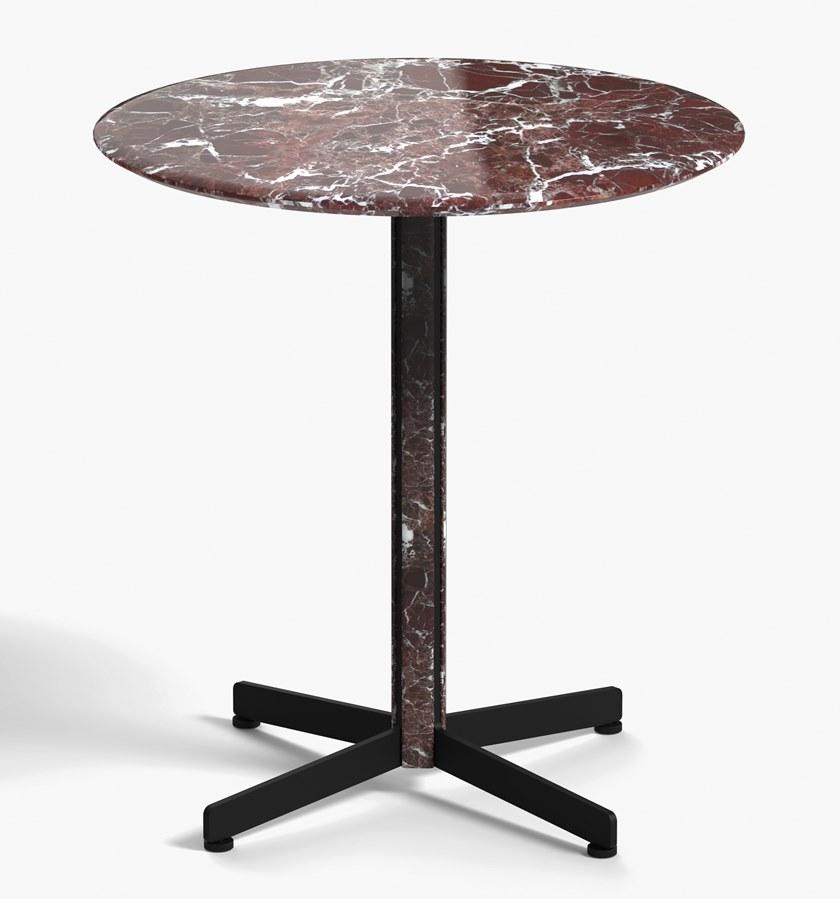 arrmet Круглый мраморный стол с основанием 4 звезды Piana 1066 - Вид №1