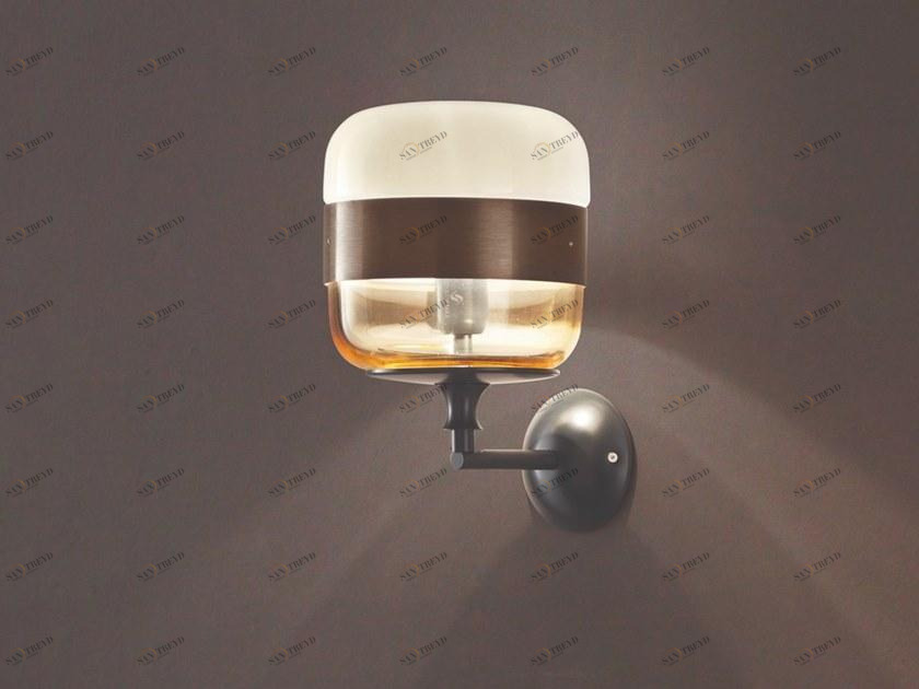 Vetreria Vistosi Бра с прямым и отраженным светом из дутого стекла Futura sun-id-1510579