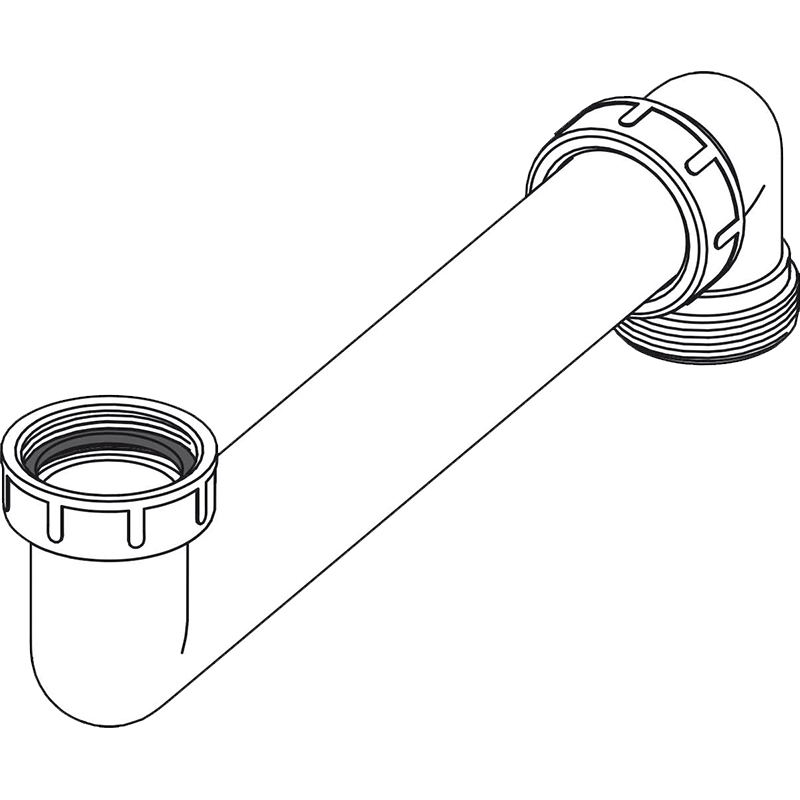Соединение экономящие пространство 6/4” ALCAPLAST P109 - Вид №1