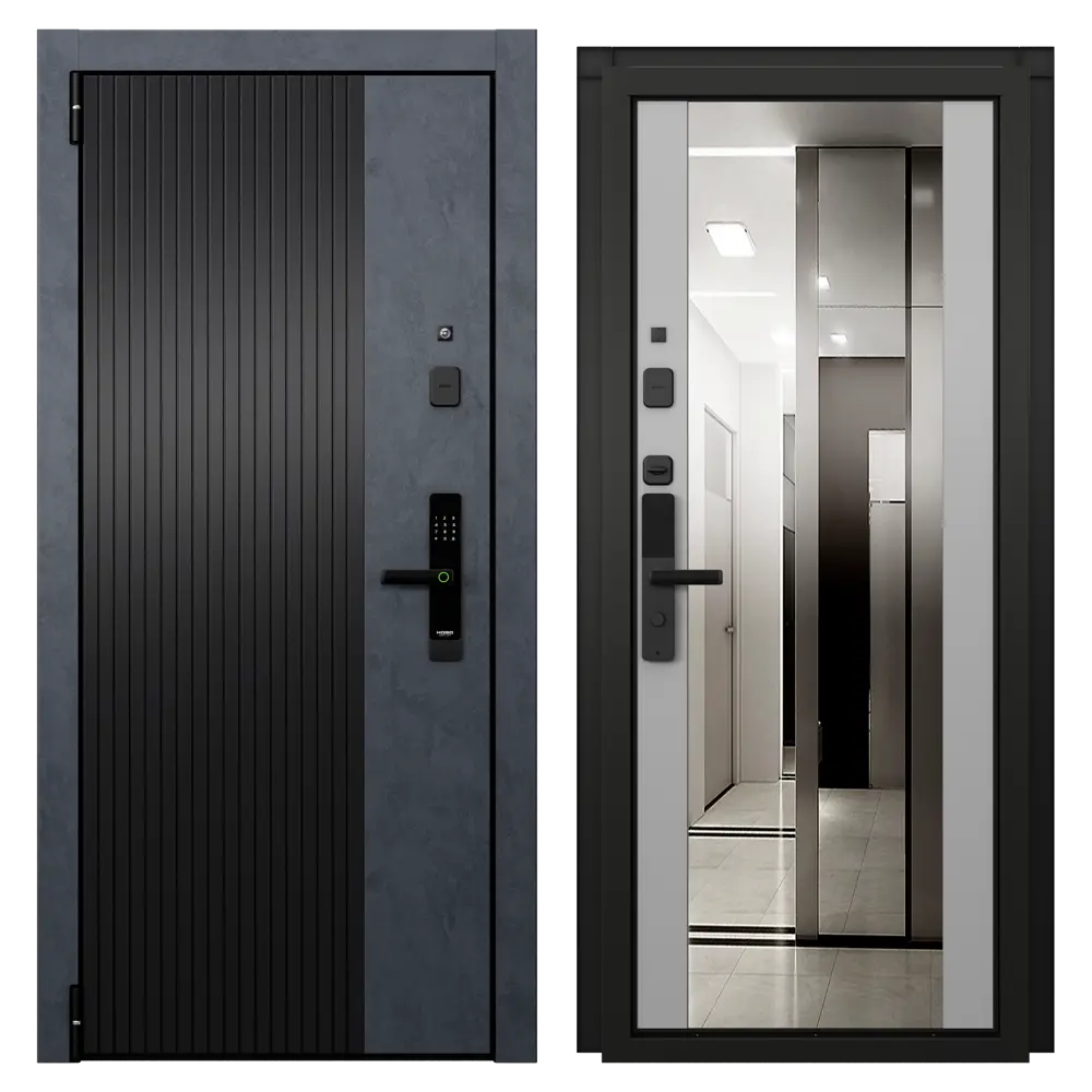 Входная дверь TOREX Протон Скай 95×205 см левая с зеркалом 89437230 STLM-1582292