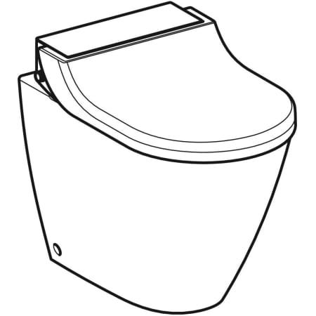 146.320.11.1 Напольный унитаз-биде Geberit AquaClean Tuma Classic Geberit  - Вид №1