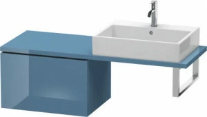 LC582304747 L-Cube Шкафчик для компактной консоли Каменно-синий глянцевый лак