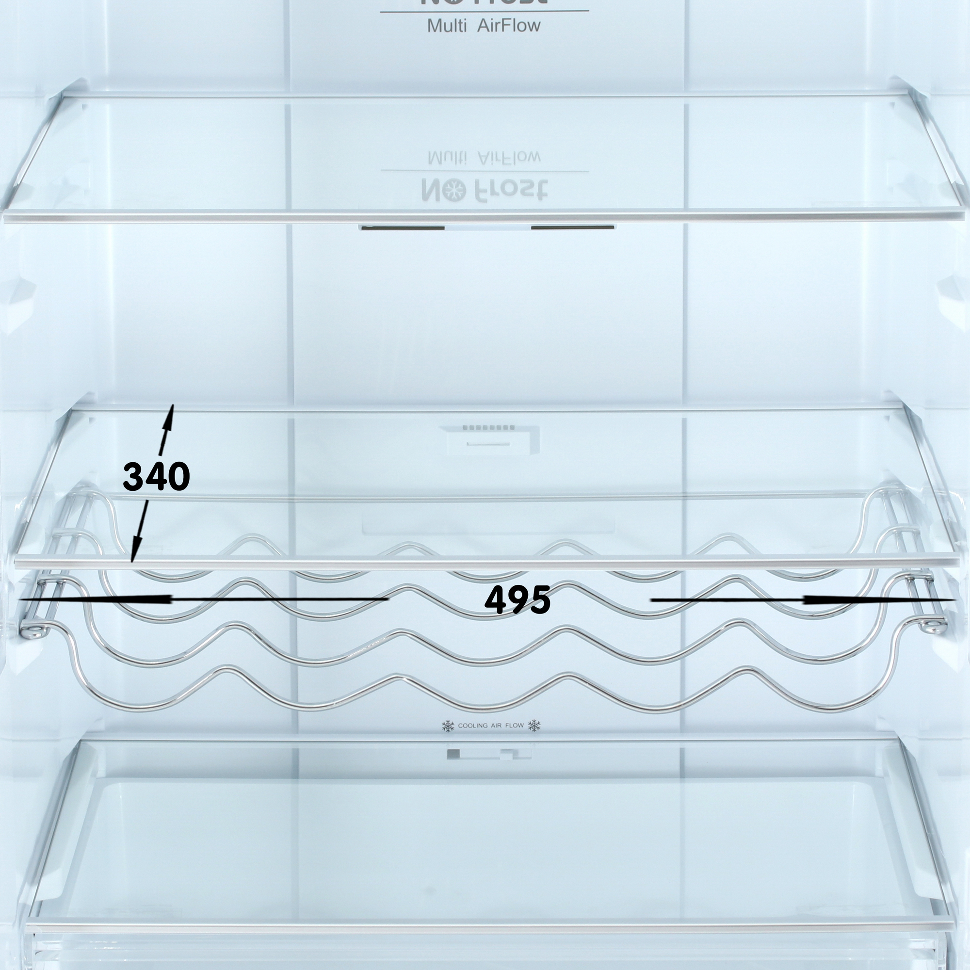9136760 Холодильник с морозильником   DEXP RF-CN350DMG/S черный STDN-0070037 - Вид №8