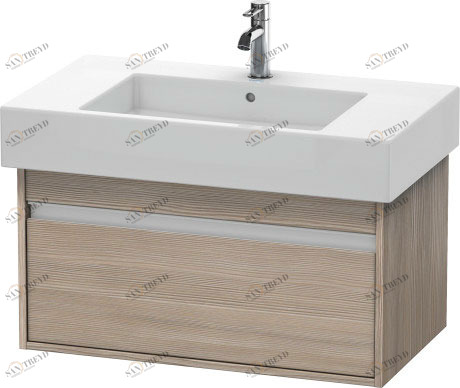 KT669003131 Ketho Тумбочка подвесная Сосна серебристая, декор Duravit
