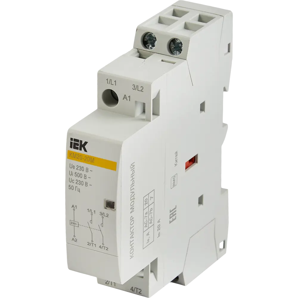 Контактор IEK КМ20-20М для автоматизации силовых цепей 87762191 STLM-1102799
