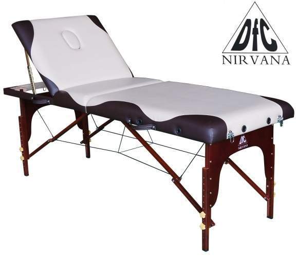 TS3022_CB Массажный стол бежевый NIRVANA RELAX PRO DFC 