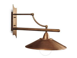 Светодиодный настенный светильник из латуни с фиксированным кронштейном